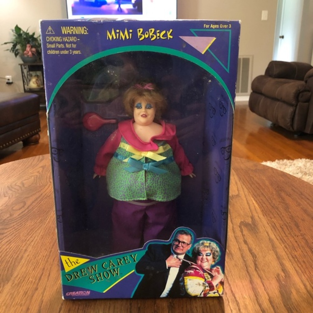 Vintage Drew Carey Show Mimi Bobeck doll mint in box- Creation Entertainment